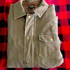 J. Crew corduroy jacket quilted lining XL